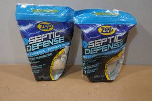 lot 101 image: 2 ZEP Septic Defense Tank & Cesspool Treatment Packs