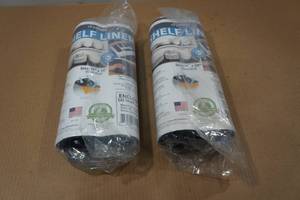 lot 142 image: 2 2-Packs Drymate Shelf Liners - 11x50 - Charcoal
