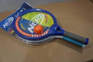 lot 146 image: Nerf 2-Player Foam Tennis Set