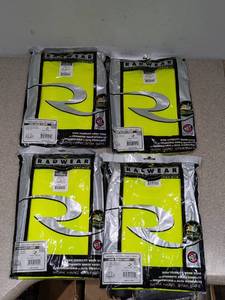lot 30 image: 4PK. RADWEAR  MEDIUM HIGH VISIBILITY SHIRTS (YELLOW)