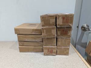 lot 37 image: (4) 6PKS. OF NATURE ONE PLANTA PLATES (8) TARHONG MELAMINE SERVERS TURQUOISE  FLORAL 4PK.