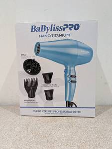 lot 67 image: BABY BLISS NANO TITANIUM TURBO EXTREME PROFESSIONAL DRYER