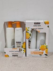 lot 76 image: (2) KIRKLAND SIGNATURES VEGAN BODY WASH 2PK.