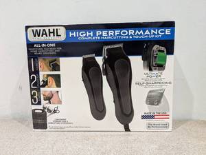 lot 61 image: WAHL HOME PRODUCTS HIGH PERFORMANCE COMPLETE HAIRCUTTING & TOUCH-UP KIT