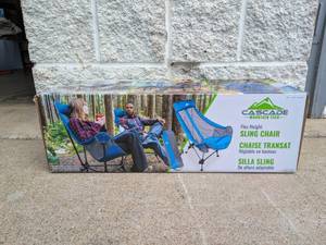 lot 85 image: CASCADE MOUNTAIN TECH FLEX HEIGHT SLING CHAIR