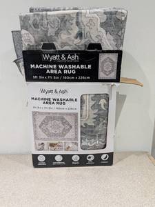 lot 90 image: WYATT & ASH DARYA MACHINE WASHABLE AREA RUG
