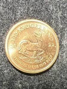 1/10TH OZ .999 FINE GOLD 2022 SOUTH AFRICAN KRUGERRAND