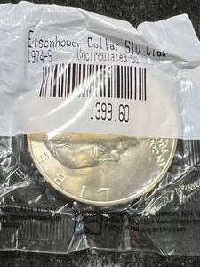 lot 10 image: 1974-S US SILVER EISENHOWER DOLLAR