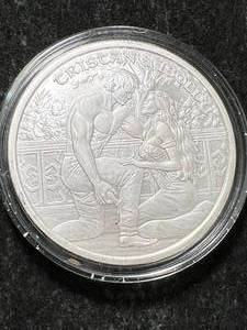 lot 11 image: 1 TROY OZ .999 FINE SILVER ROUND IN AIRTITE