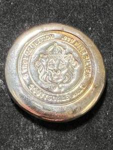lot 19 image: 5 TROY OZ .999 FINE SILVER SCOTTSDALE MINT ROUND