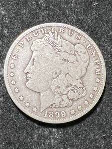 lot 46 image: 1899-O US MORGAN SILVER DOLLAR