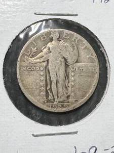 lot 74 image: 1929-D US STANDING LIBERTY QUARTER