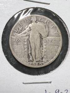 lot 78 image: 1929-S US STANDING LIBERTY QUARTER