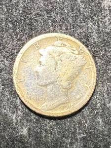 lot 95 image: 1918-S US MERCURY DIME