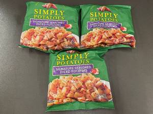 lot 35 image: 3 Packs Simply Potatoes Signature Seasoned Diced Potatoes