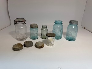 lot 19 image: Vintage Canning Jars & Lids