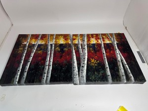 lot 46 image: Lot of 2 Canvas Prints