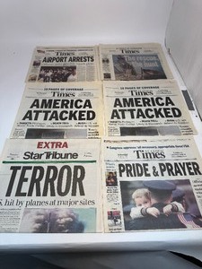 lot 47 image: Lot of 911 News Papers