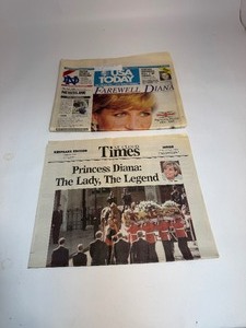lot 50 image: 1997 Princess Diana News Papers