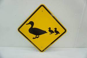 lot 3 image: Duck Crossing Sign