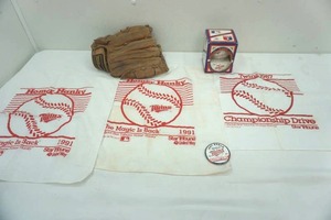 lot 30 image: Twins Memorabilia & Vintage Baseball Glove