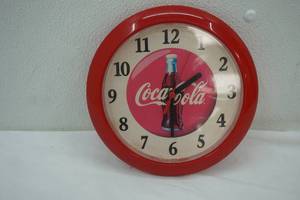 lot 56 image: Coca-Cola Clock 9 diameter