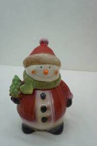 lot 73 image: Snowman Cookie Jar 9 tall