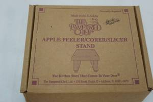 lot 82 image: Pampered chef apple peeler stand