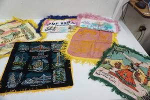 lot 85 image: Vintage Souvenir pillow cases