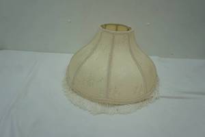 lot 132 image: Victorian Lamp Shade 8 tall by 16 wide