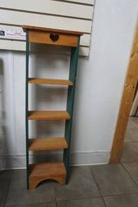 lot 152 image: Small Wooden Heart Shelf 39x12x5.5