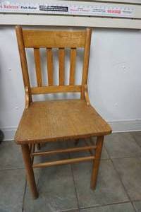 lot 151 image: VintageAntique Wooden Chair