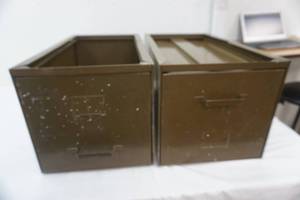 lot 156 image: Vintage File Cabinet (separates)