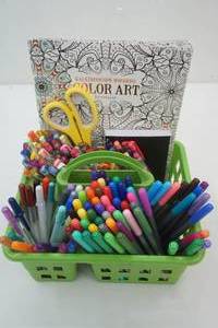 lot 247 image: Gel Pens, Markers, Books and Organizer