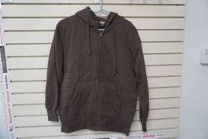 lot 263 image: ITC Expedition Series Mens Size S Zip-Up Sweatshirt (NEW) (Brown) (double lined)