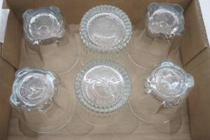 lot 273 image: 6 low ball whisky glasses