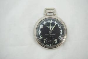 lot 297 image: Westclox Scotty Pocket Watch wblack dial