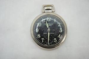 lot 298 image: Westclox Scotty Pocket Watch wblack dial
