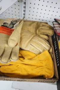 lot 310 image: Towles, Tony Lama Boots, Hats, Gloves, and Raingear