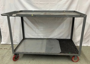 lot 29 image: Heavy-Duty Little Giant Rolling Utility Cart  Built to Last with Rugged All-Welded Steel and Tough Powder-Coated Finish. Smooth-Glide Non-Marking Casters Handle Heavy Loads. Perfect for Any Job That Demands Strength and Durability