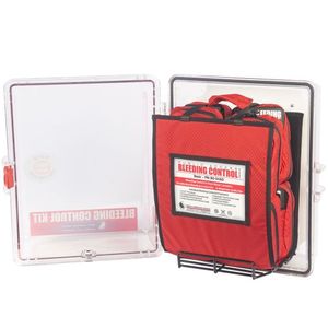 lot 15 image: MSRP $5000 Lot Of 5 NEW in Boxes NAR Public Access Bleeding Control Kit  Includes 8 Individual Kits & Wall Case Be ready to respond fast in an emergency. Each kit is packed with life-saving essentials like tourniquets, gauze & dressings