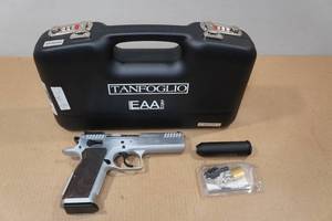 lot 9 image: EAA Tanfoglio Witness Elite Stock II 9mm Semi-Auto Pistol - Stainless Finish