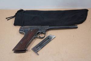 lot 36 image: 1941 High Standard Model B .22 LR Semi-Auto Pistol - 6.75 Barrel
