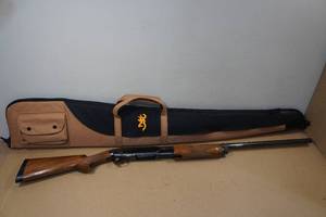 lot 46 image: 1990 Browning BPS Field Model 12 Gauge Pump-Action Shotgun