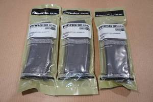 lot 104 image: 3 Magpul P-Mag Gen M2 30 Round AR Magazines - .2235.56