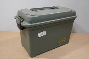 lot 145 image: Cabelaa Plastic Ammo Box