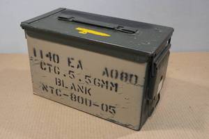 lot 150 image: Metal Ammo Box