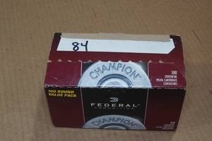 lot 166 image: 84 Federal Champion .45 Auto 230 Gr FMJ Ammo