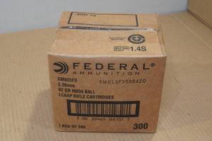 lot 180 image: 300 Federal 5.56mm 62 Gr M855 Ball Ammo