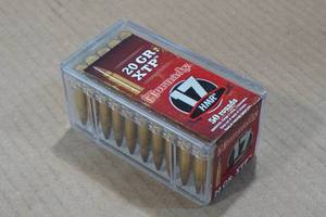 lot 187 image: 50 Hornady .17 HMR 20 Gr XTP Ammo
